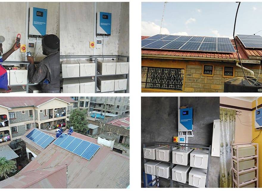 Anern 10 Sets 8KW Off-grid Solar Power System in Uganda
