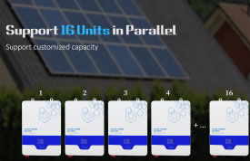 25.6V 51.2V Lifepo4 Lithium Solar Battery (LPB-N)