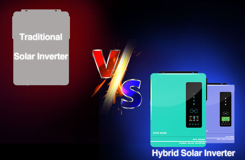 What is the difference between  solar inverter and hybrid solar inverter?