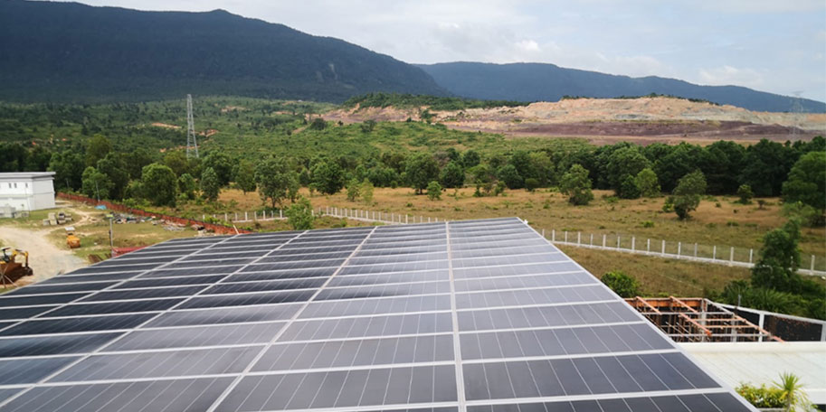 Cambodia 50KW On-Grid solar system