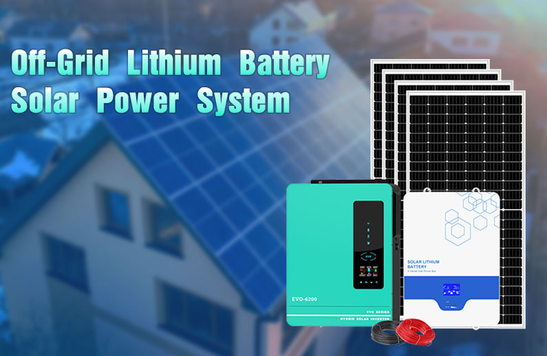 Anern's 4-10kW Off-Grid Lithium Battery Solar System