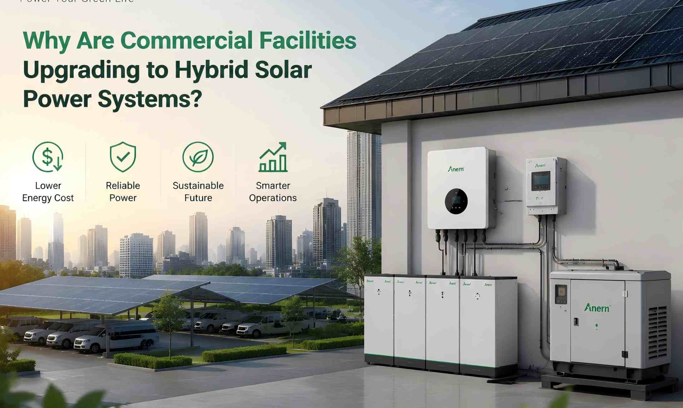 Why Are Commercial Facilities Upgrading to Hybrid Solar Power Systems?